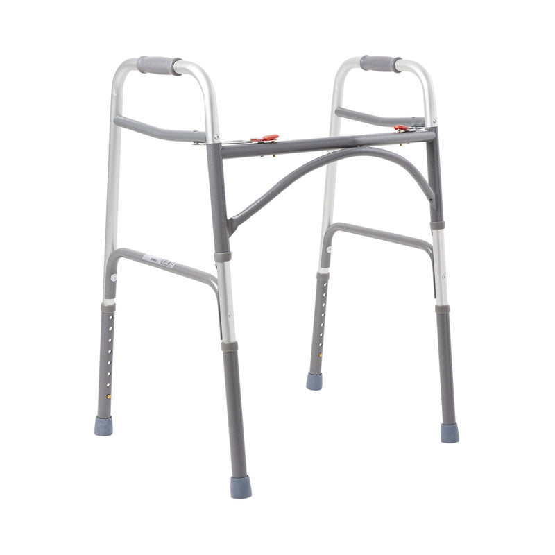 McKesson Brand McKesson Steel Bariatric Folding Walker, 32.5 – 39 Inch Height (2/CS) 