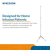 McKesson IV Pole, Three Legs, Two Hooks (Case of 12)