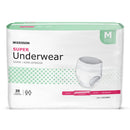 McKesson Super Moderate Absorbency Incontinence Underwear, Medium (Case of 80)