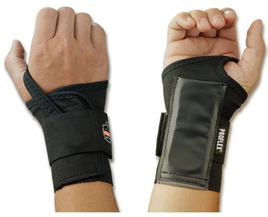 Wrist Support ProFlex 4000 Single Strap Elastane / Elastic / Polyester Left Hand Black X-Large (Each)