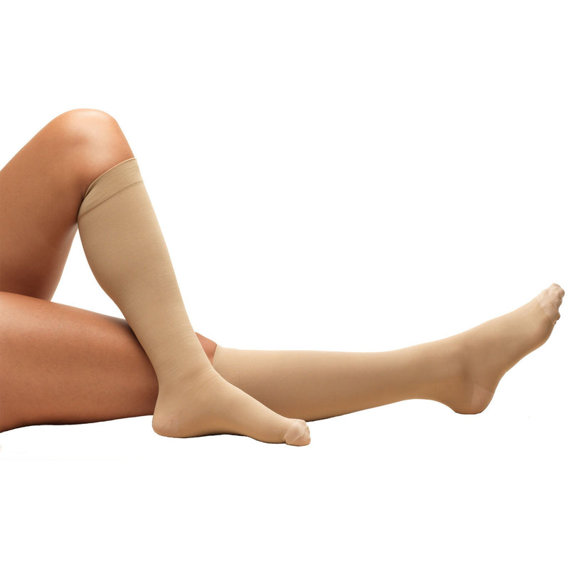 Anti-embolism Stocking Truform Knee High Medium Beige Closed Toe (Each)