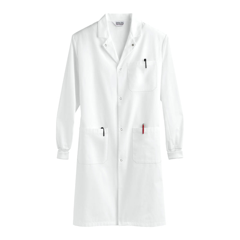 Fashion Seal Uniforms Fashion Seal Healthcare Knit Cuff Lab Coat, Medium, White 