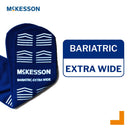 McKesson Slipper Socks, Single Tread, Bariatric, Extra Wide, Kingfisher Blue (Case of 48 Pairs)