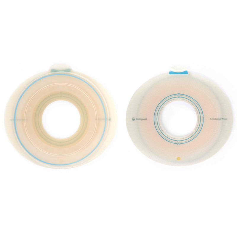 SenSura Mio Flex Ostomy Barrier, 38 mm Stoma Opening, Red Color Match (Box of 5)