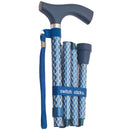 Switch Sticks Folding Cane, Azure Blue, 32 to 37 Inch Height