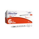 SYRINGE INSULIN 0.3CC ULTRAFINE 31GX6MM 100/SP 5SP/CS