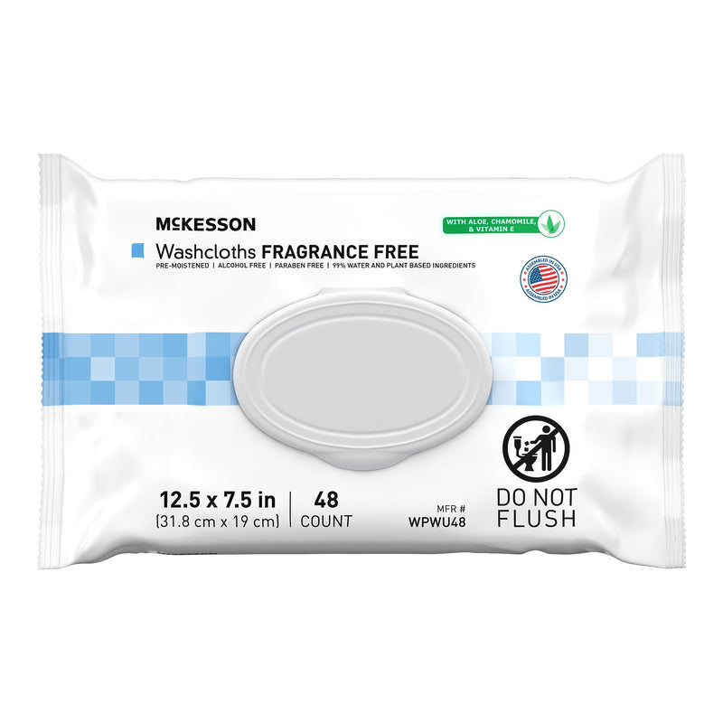 McKesson Fragrance Free Personal Cleansing Wipe (Case of 576)