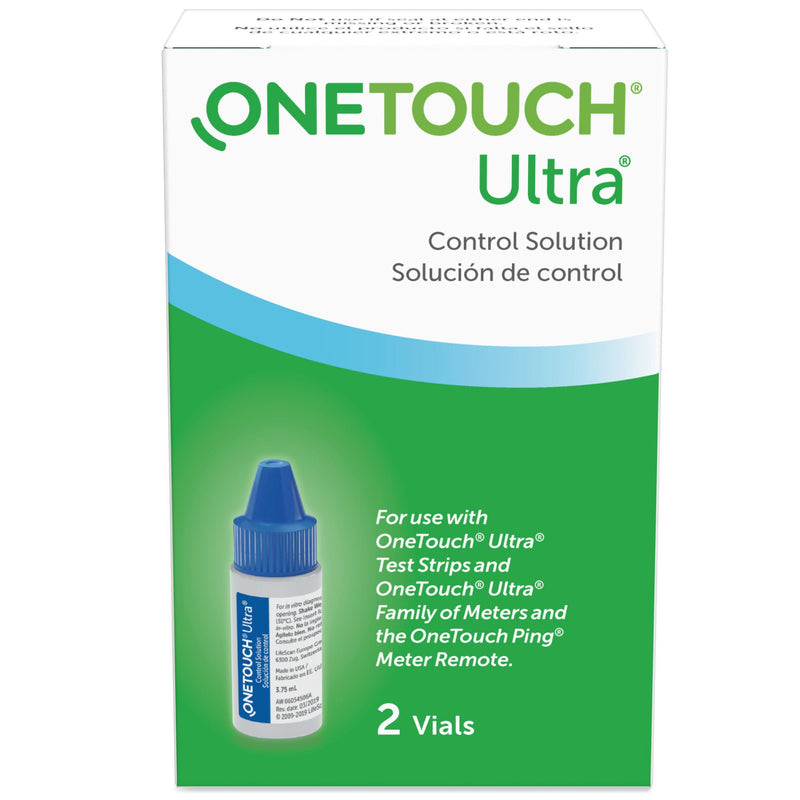 Blood Glucose Control Solution One Touch Ultra 2 X 4 mL (Box of 2)