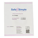 Ostomy Barrier Trim to Fit, Standard Wear Flexible Tape 57 mm Flange Red Code System Up to 1-3/4 Inch Opening 5 X 5 Inch (Case of 80)