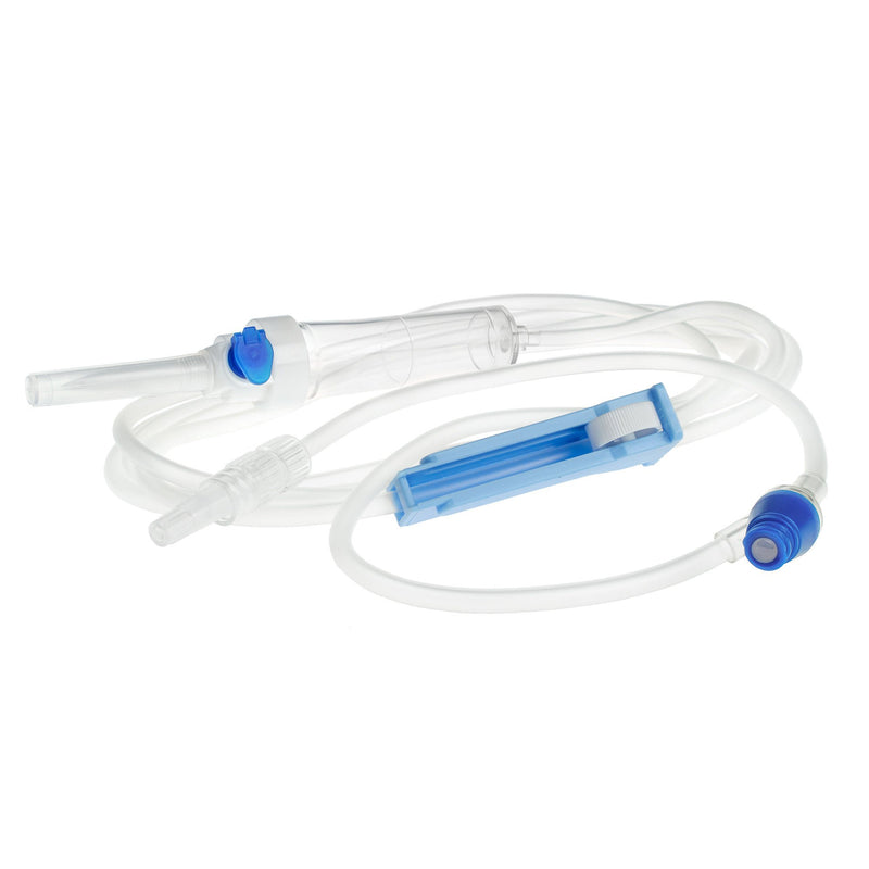 Primary IV Administration Set MedStream Gravity 1 Port 20 Drops / mL Drip Rate Without Filter 97 Inch Tubing Solution Without Flow Regulator (Case of 300)
