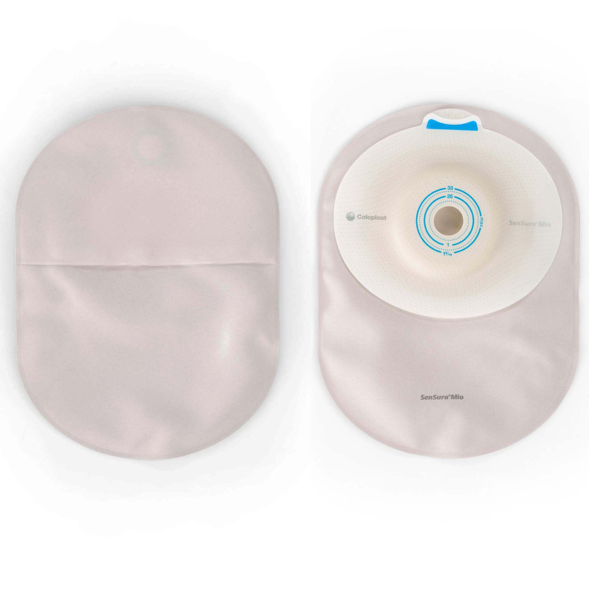 SenSura Mio Convex Soft 1-Piece Closed End Opaque Ostomy Pouch, 16 – 33mm (Box of 10)
