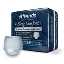 Attends Sleep Comfort Premium Overnight Underwear, Medium, 24 – 44 Inches (Case of 72)
