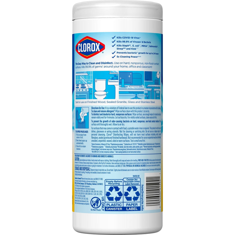 Clorox Disinfecting Wipes, Lemon Scent, 35 ct.