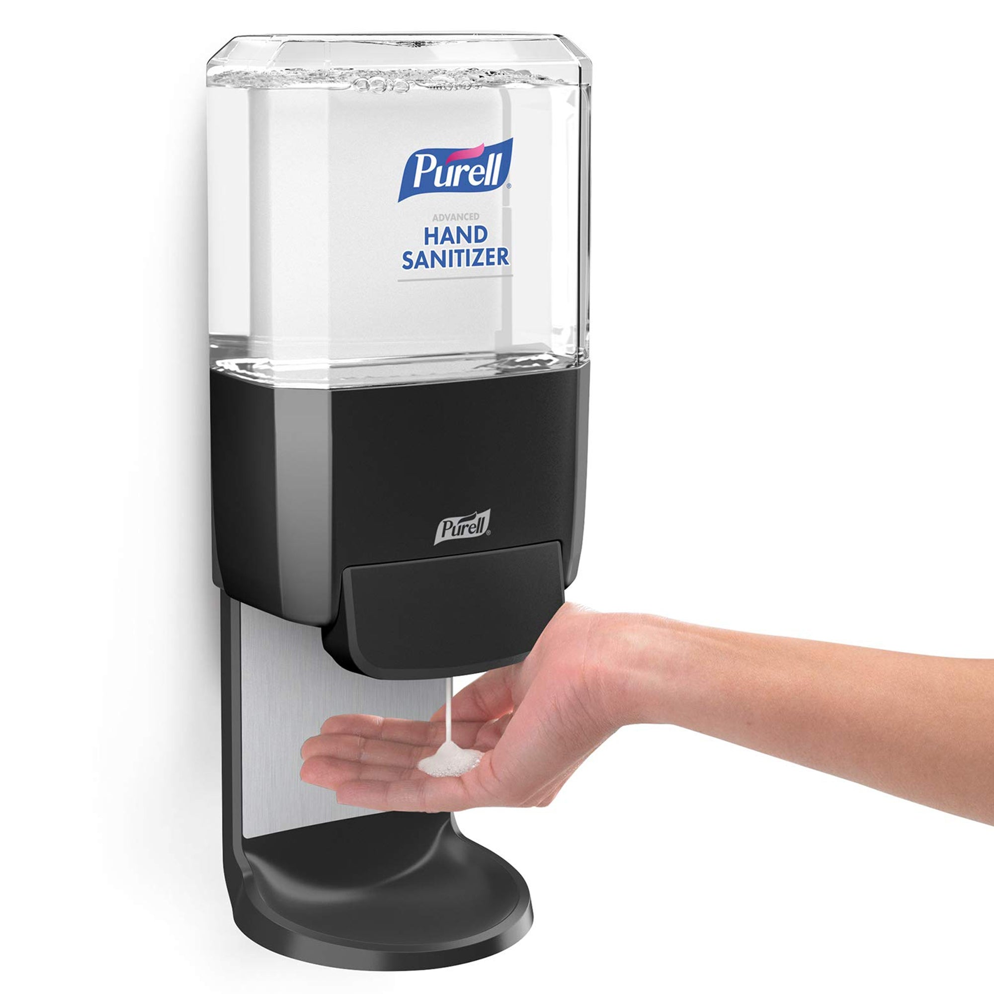 GOJO Hand Hygiene Dispenser Purell ES4 Graphite ABS Plastic Manual Push 1200 mL Wall Mount (9/CS) 