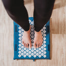 Kanjo Acupressure Memory Foam Foot Mat, Teal (Case of 20)