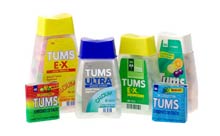 Tums Extra Strength 750 Antacid Chewable Tablets Assorted Fruit (Bottle of 96)