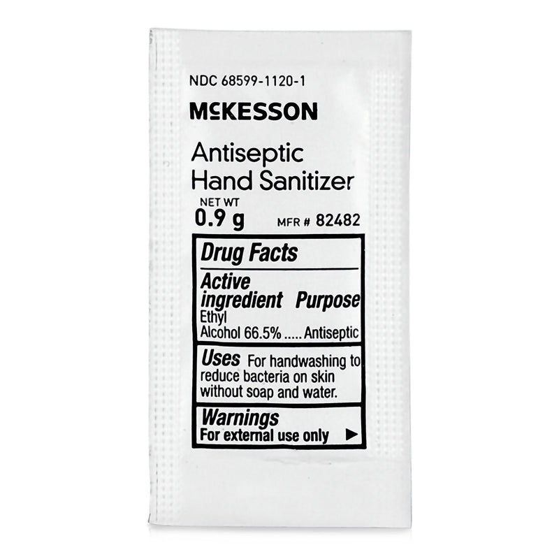 McKesson Hand Sanitizer with Aloe, Fresh Scent, Individual Packet (144/BX)