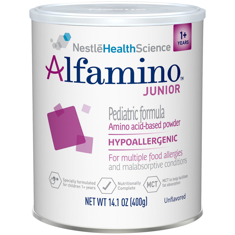 Alfamino Junior Amino Acid–Based Powder Pediatric Formula, 14.1-ounce can (Case of 6)