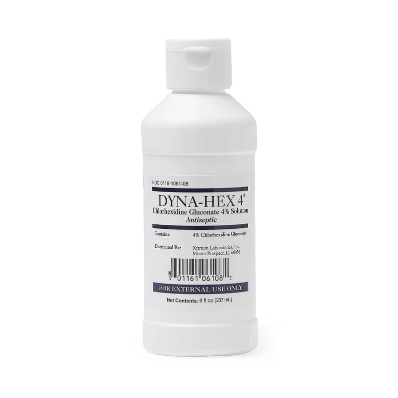 Dyna-Hex 4 Antiseptic Skin Cleanser, 8-ounce Bottle (Case of 24)