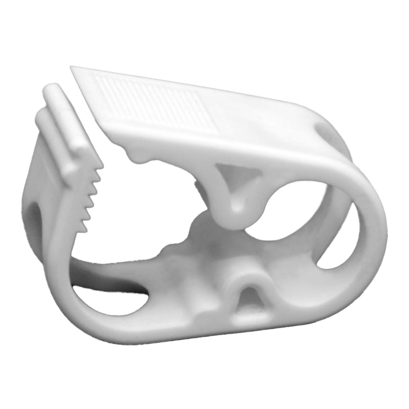 Tube Clamp Urocare 3/4 X 1 X 1-1/2 Inch, NonSterile, White For use with most any Urinary or Ostomy Appliance (Box of 10)