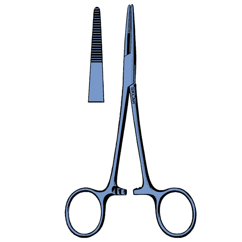 Sklar Titanium Kelly Hemostatic Forceps - 5-1/2", Straight - 17-2055t 