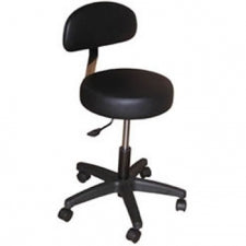 Brandt Industries Econobuoy Stool  w/ Backrest; 19.5 - 27 inch