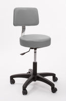 Brandt Industries Econobuoy Stool  w/Backrest; 17 - 22"