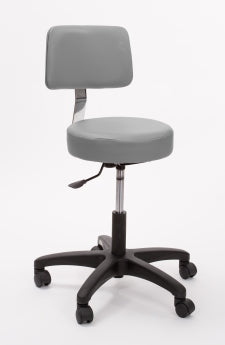 Brandt Industries Econobuoy Stool  w/Backrest; 17 - 22"