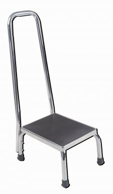 Brandt Industries All chrome Footstool, w/Handrail 