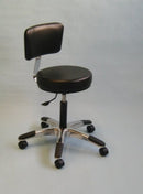 Brandt Industries Airbuoy Stool  Round Seat with Backrest;  19 - 26.5"