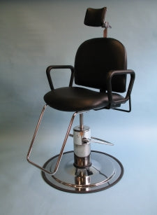 Brandt Industries Hydraulic Reclining Treatment Chair  contoured headrest.