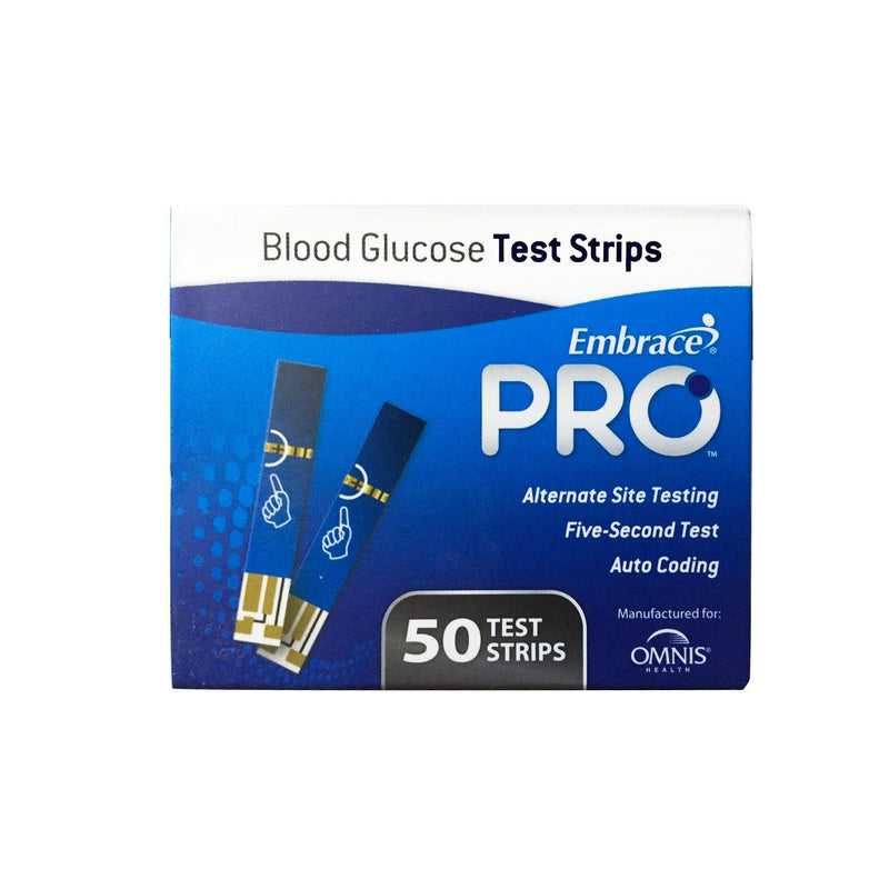 Embrace Blood Glucose Test Strips (Case of 15000)
