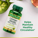 Nature's Bounty Ginkgo Biloba 120 mg Capsules 