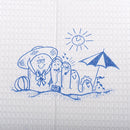 McKesson Nonsterile White / Blue Cartoon Toes Procedure Towel, 13 x 18 Inch (Case of 500)