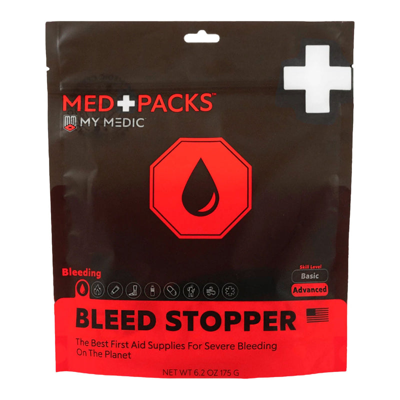 Med Packs First Aid Kit to Stop Bleeding – Emergency Supplies in Portable Pouch (Each)