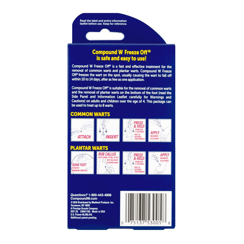 Compound W Freeze Off Dimethyl Ether / Propane Wart Remover 