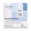 Ameda Inc Breast Milk Storage Bag Ameda Pump 'N Protect 6 oz. Plastic Clear (100/CT)