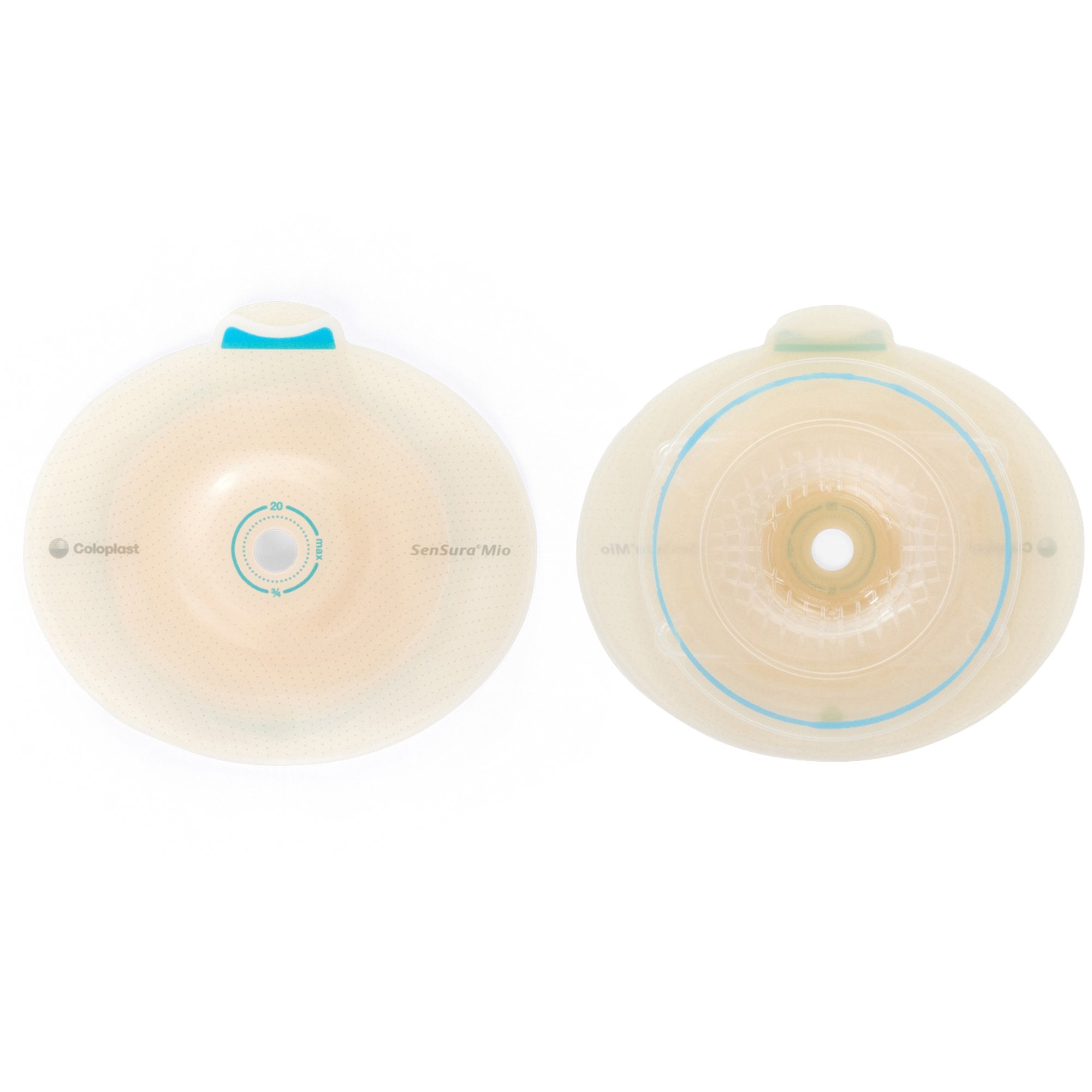 Coloplast SenSura Mio Flex Convex Light Barrier, 21 mm Stoma Opening, Red Color Match (5/BX) 