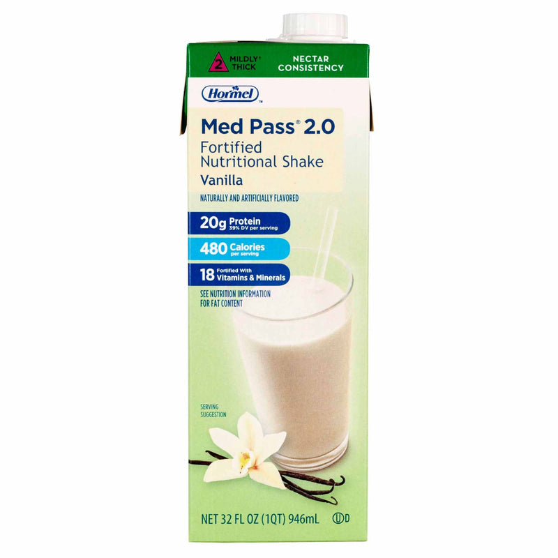 Lyons Magnus LLC Med Pass 2.0 Vanilla Fortified Nutritional Shake, 32-ounce Carton (12/CS) 
