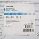 McKesson Single Layer Sterilization Wrap, 24 x 24 Inch (Case of 500)