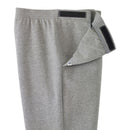 Silverts Women's Easy Touch Side Closure Pants, Heather Gray, Medium