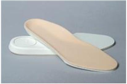 Diabetic Insole D-Soles Heat Mold Plastzote Foam / Urethane Women 5 to 7 / Men 4 to 6 Beige (Pair)