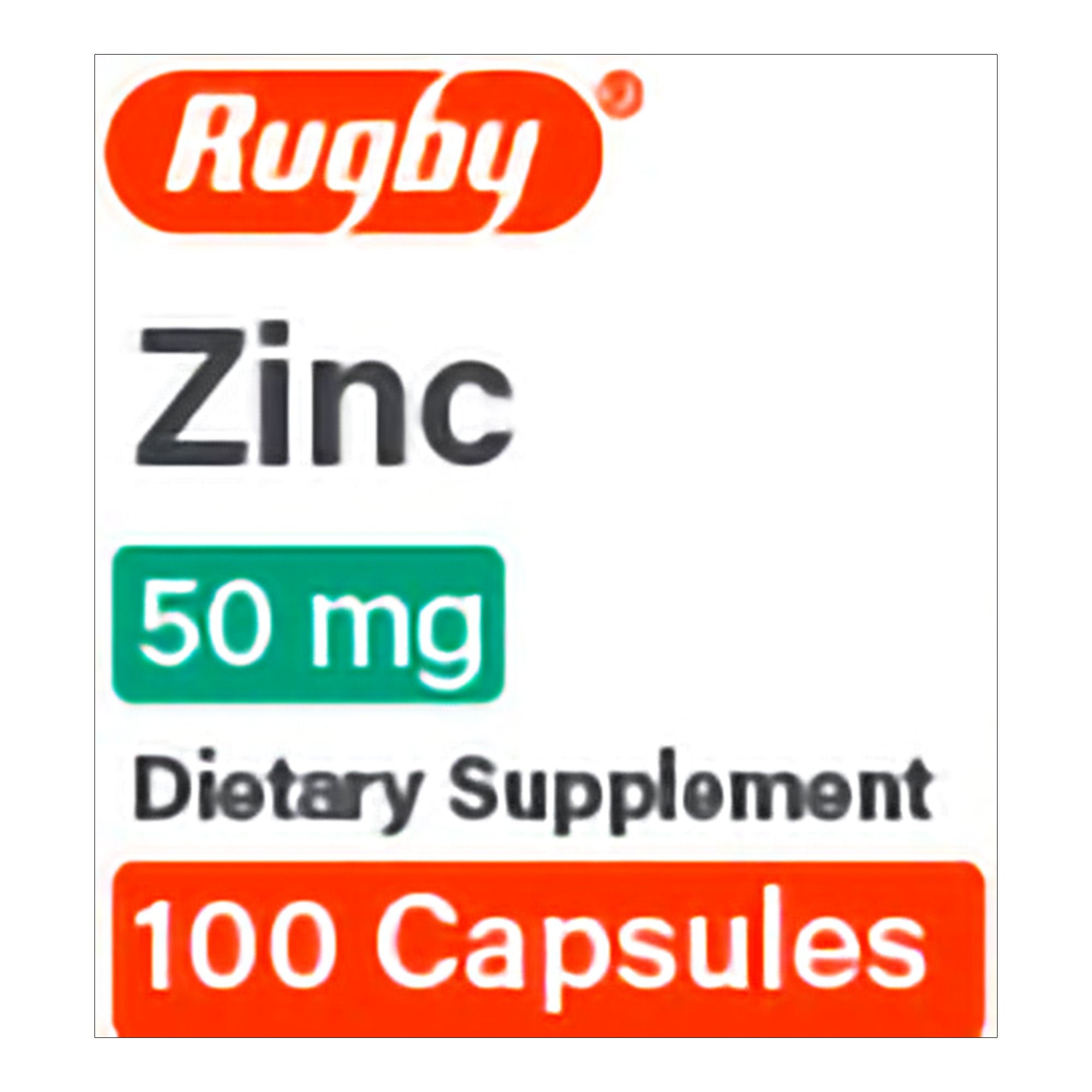 Replacement Preparation Zinc Sulfate 50 mg Strength Capsule 100 per Bottle 