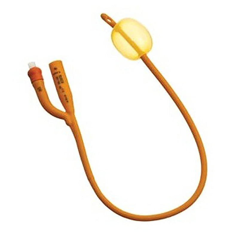 Foley Catheter Rusch Gold 2-Way Standard Tip 30 cc Balloon 12 Fr. Silicone Coated Latex 