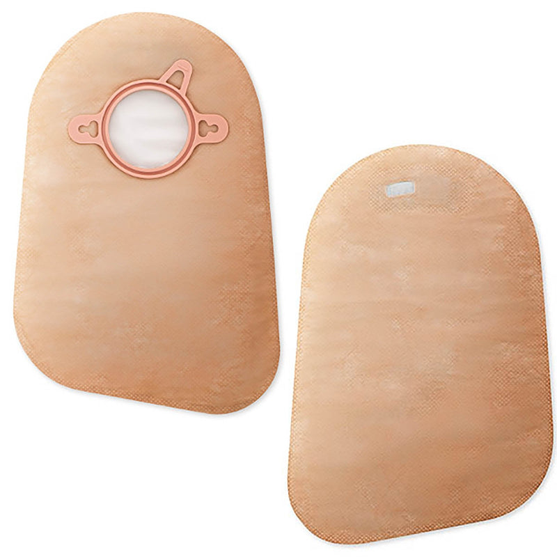 Hollister New Image 2-Piece Beige Ostomy Pouch, Pre-cut to Fit 70 Stomas, Blue (60/BX) 
