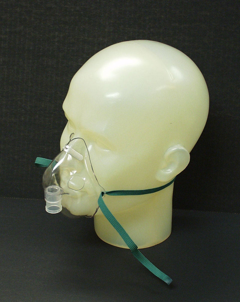 Aerosol Mask Salter Labs Elongated Style Adult One Size Fits Most Adjustable Head Strap 