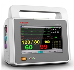 Schiller T-Lite “7 Inch Touchscreen Multiparameter Patient Monitor  0-730000PM: With Built In Printer