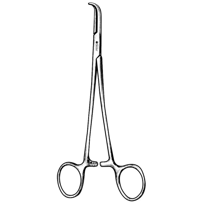 Sklar Baby Adson Hemostatic Forceps - 5-1/2", Curved, Serrated - 50-1368 