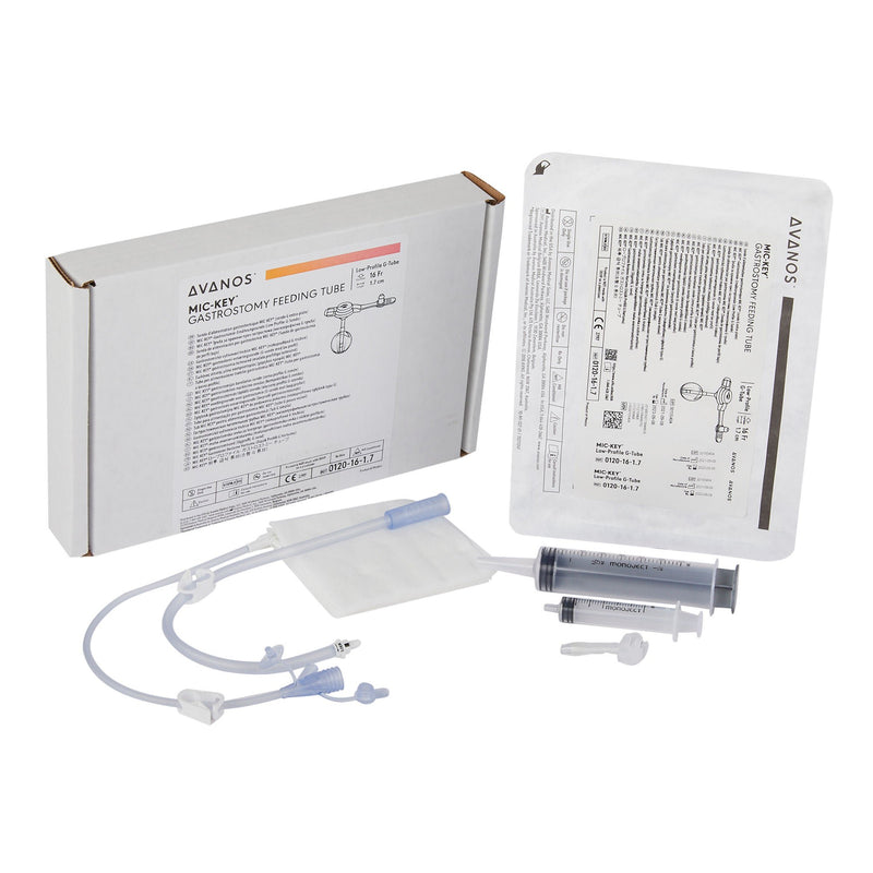 Low Profile Gastrostomy Tube Kit MIC-Key 16 Fr. 1.7 cm Tube Silicone Sterile (Each)