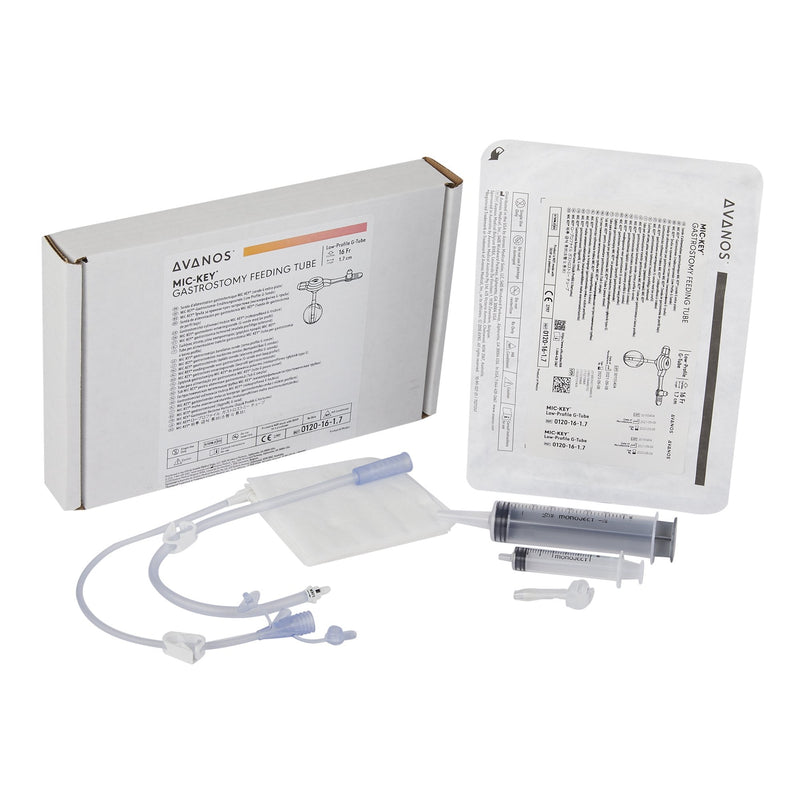 Low Profile Gastrostomy Tube Kit MIC-Key 16 Fr. 1.7 cm Tube Silicone Sterile 